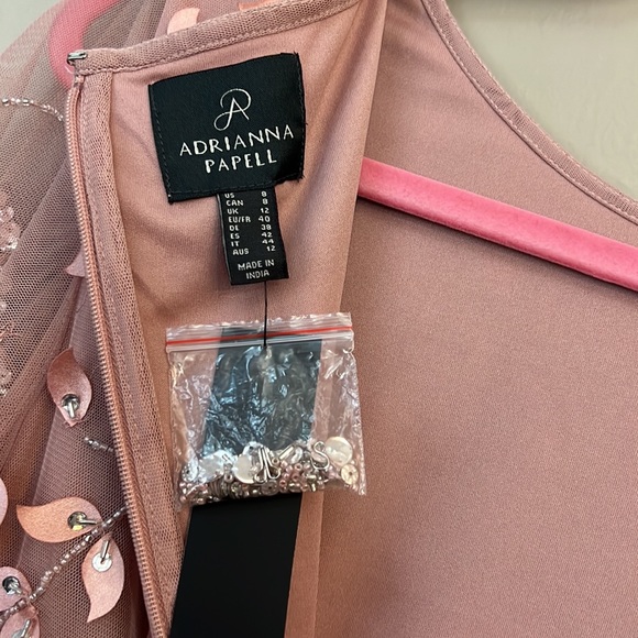 PapellAdrianna Papell Beaded Blouson Dress. - Picture 10 of 17